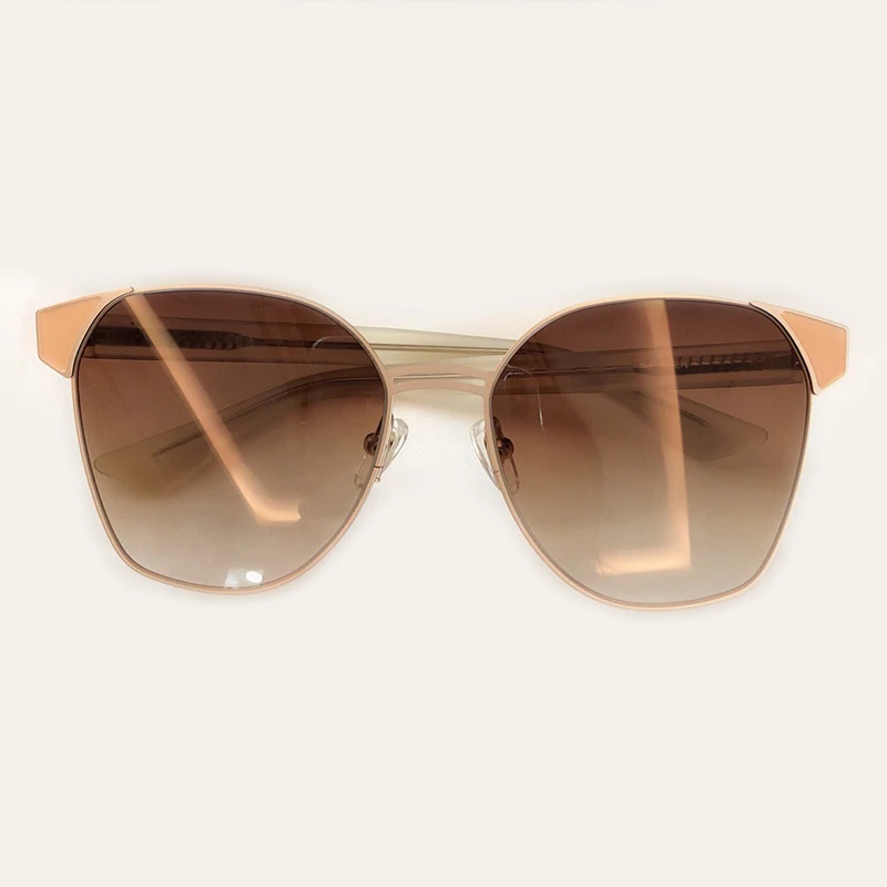 No3 Sunglasses Роскошные овальные женские солнцезащитные очки, фирменный дизайн, Ретро металлическая оправа, солнцезащитные очки, зеркальные солнцезащитные очки для женщин - Цвет линз: No3 Sunglasses