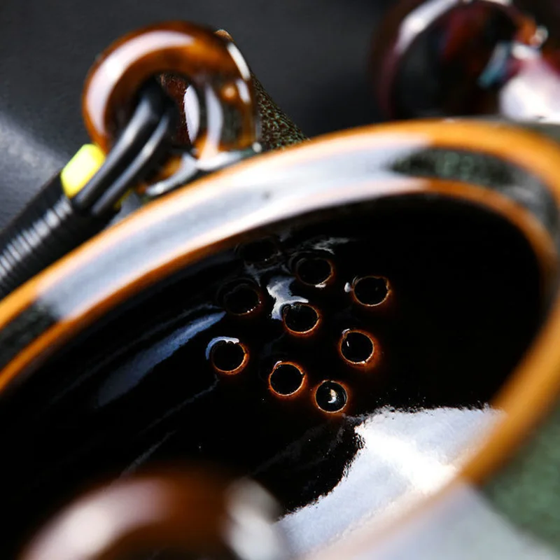 Large Capacity teapot 700ml Ceramics coffee pot with beam pot tea set small teapot tea cup household flower tea making teapot