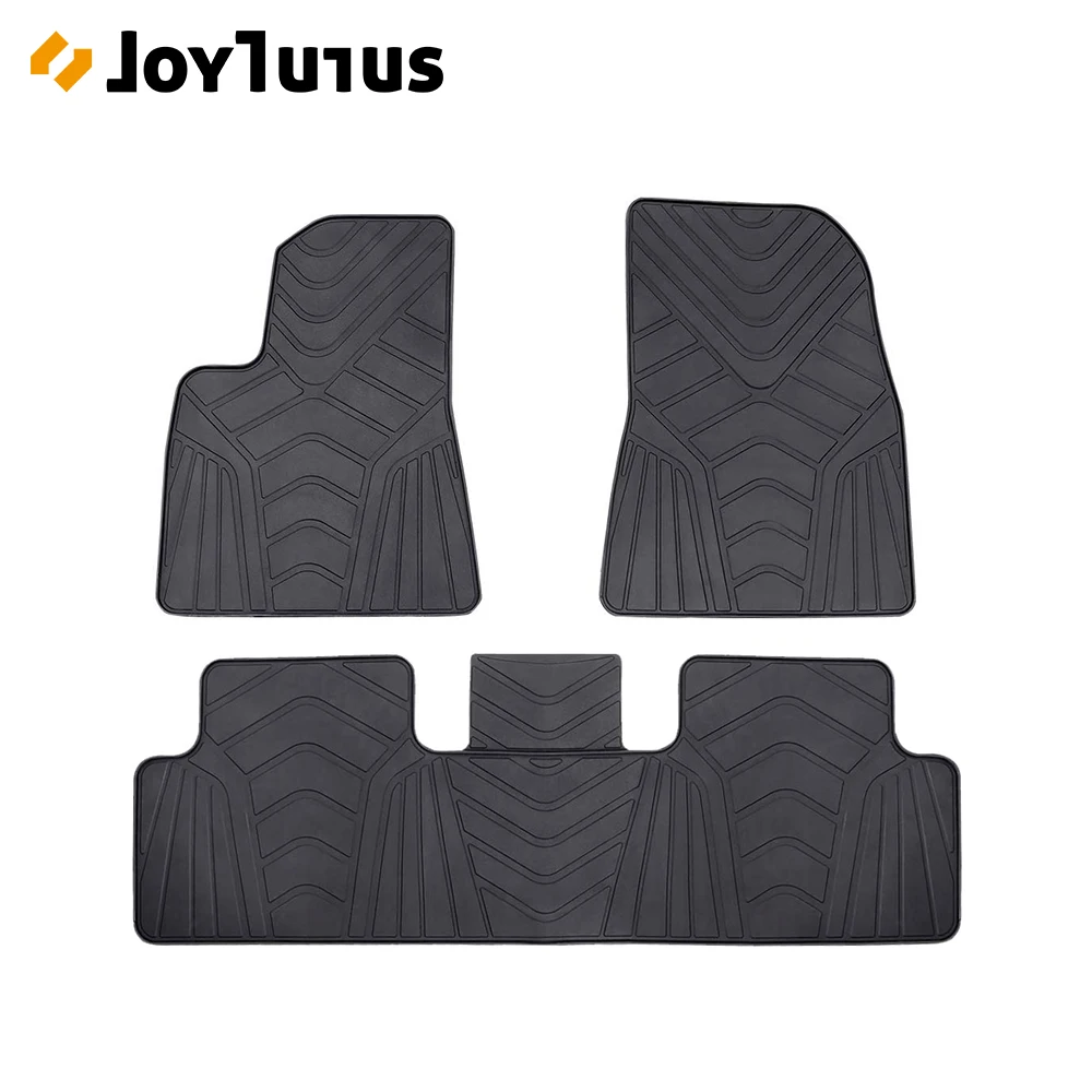 3pcs Custom Car Floor Mats For Tesla Model 3 2017-2019 Car Liner Floor Carpet Pad Fit All-Weather Water-repellent Wearable