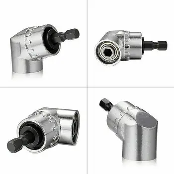 

2pcs Hexagon 105 Degree Extended Angle Screwdriver Rod Power Tool Set 1/4 Accessories Extension Connector Drill I1M1
