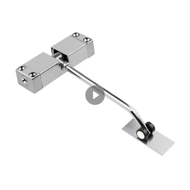 Adjustable Force Stainless Steel Door Closer Pulley Mute Automatic Door