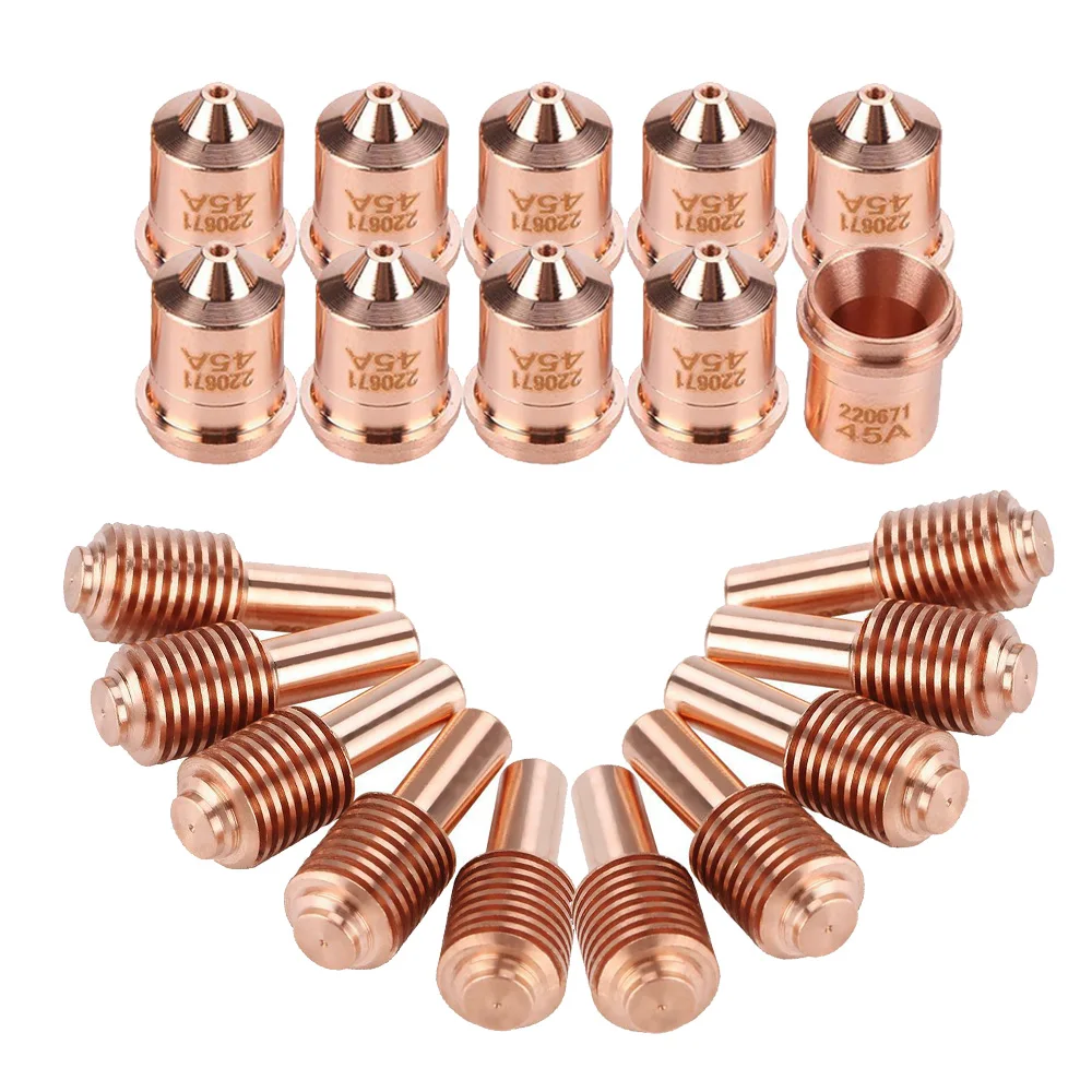 

220669 220671 Plasma electrode nozzle Equipment 20pcs Set Torch Tips Accessories Consumables