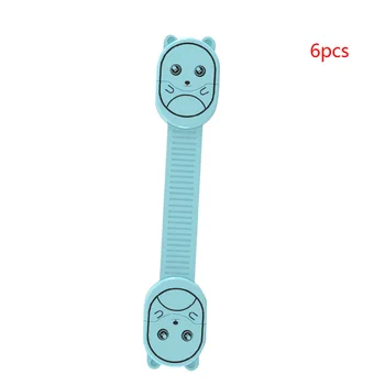

6PCS/Set Baby Safety Cabinet Lock Strap Child Lock Child Safety Protection Children Wardrobe Proof Blocker
