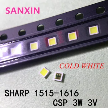 

For SHARP LED LCD Backlight TV Application LED Backlight 3W 3V CSP 1515 1616 Cool white for TV Application 500PCS