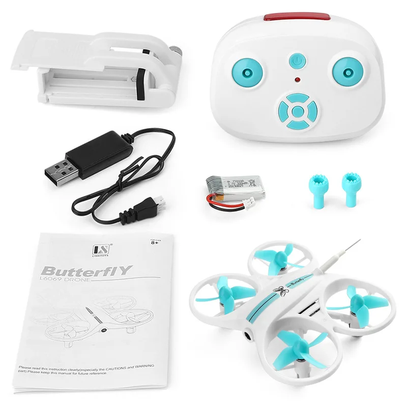 Butterfly Mini RC Quadcopter FPV Drone 2.4GHz Aircraft 720P HD Camera LED Light Indoor Foldable gesture RC Quadcopter Drone