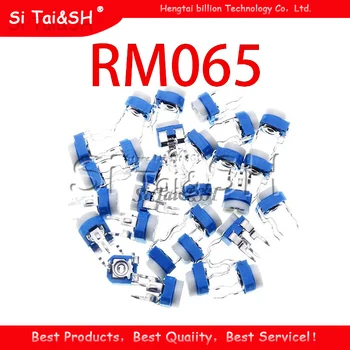 

20pcs RM065 RM-065 100 200 500 1K 2K 5K 10K 20K 50K 100K 200K 500K 1M ohm Trimpot Trimmer Potentiometer variable resistor