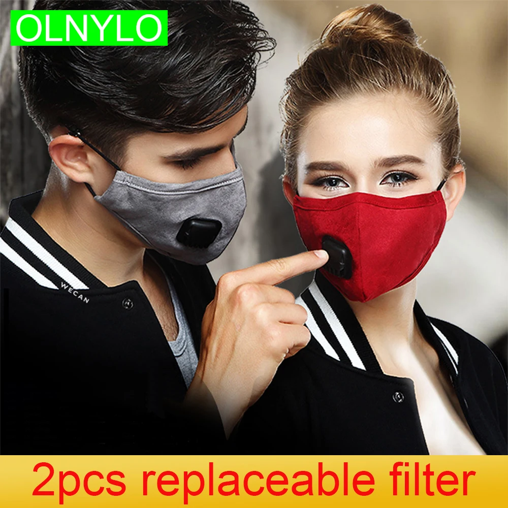 

Mouth Mask Anti Dust Activated Carbon Filter Mouth-muffle PM2.5 reusable Face Respirator Washable bacteria proof