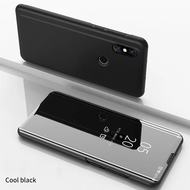 Умный зеркальный чехол для телефона для samsung Galaxy J3 J4 J5 J7 Prime, Не доставая его из чехла для samsung J5 j530 J7 j730 A5 A7 крышка - Цвет: Черный