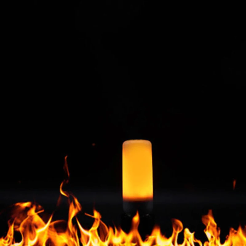 

4Mode E 27 LED Flicker Flame Light Bulb Simulated Burning Fire Effect Party Lamp