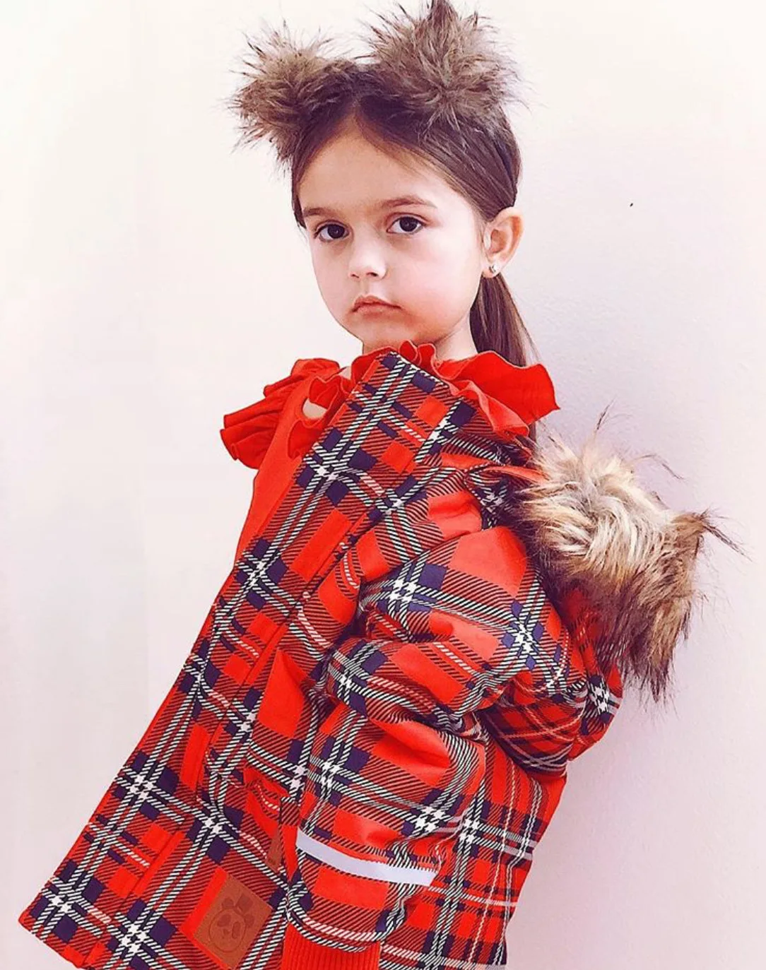 INS Hot Selling CHILDREN'S Cotton Clothes Autumn And Winter New Style Mini Men And Women Baby Printed Windproof Snow Ski Su