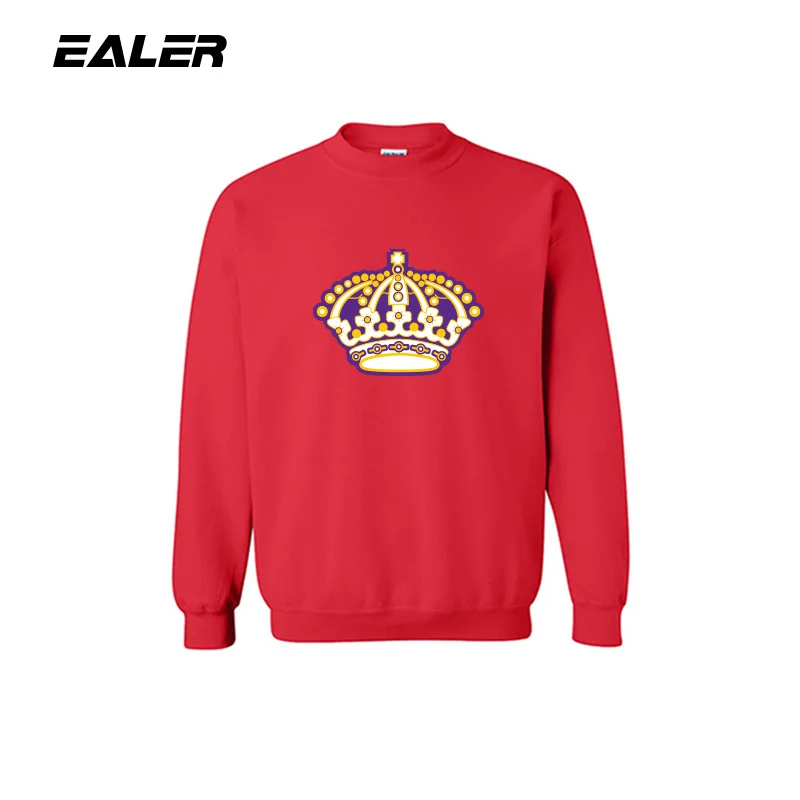 red EALER хоккейный свитер с логотипом для болельщиков - Цвет: red