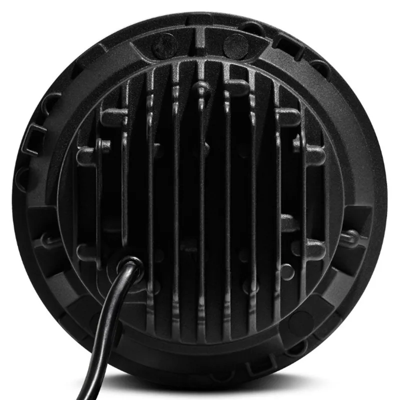 2 шт. 80 Вт 7 &quotHalo светодиодные фары круглые дюймов H4 Hi/Low Beam янтарные Светодиодные