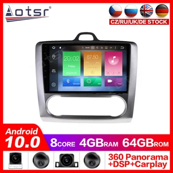 

Android 10.0 GPS Navigation Radio DVD Player for Ford Focus 2004-2011 Video Player Stereo Headuint free map Built in Carplay dsp