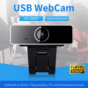

HD 1080P Webcam Mini Computer PC WebCamera with Microphone Cameras for Live Broadcast Video Calling Conference Work Z0513