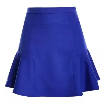 

2020 women's skirt high waist Prom skirt Mini Chiffon sexy slim simple and generous fish tail buttocks