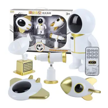 

Space Exploration Rocket Flight Simulation Astronaut Radar Satellite Model Light