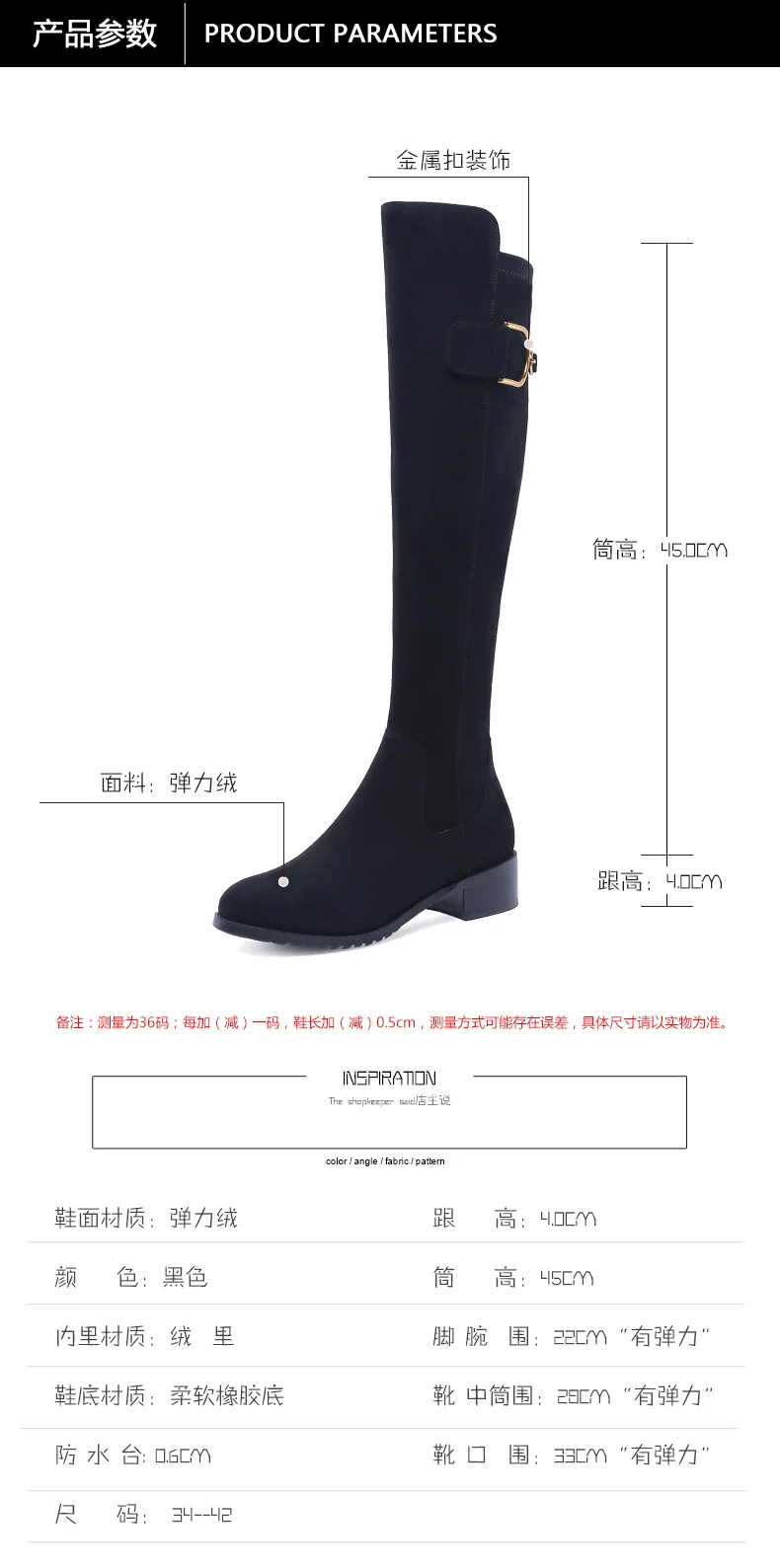 New genuine leather women knee high boots 4cm high heels boots ladies dress shoes patchwork woman boots woman large size 41 42