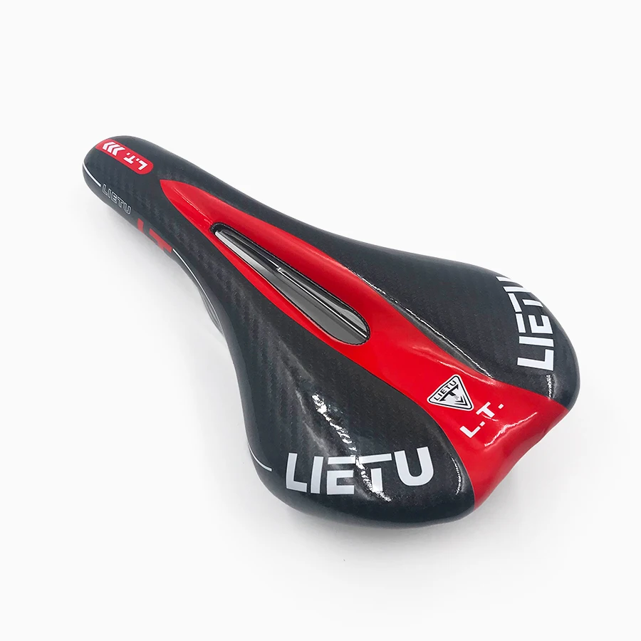 Дышащее велосипедное седло LIETU MTB Триатлон горная дорога кожа стальной рельс