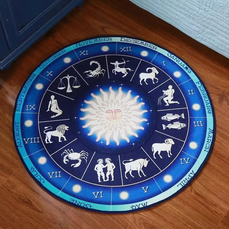 

Home Decor Kids Room Cartoon Carpet Round Baby Play Mat Anti-slip Floor Carpet Bedroon Rug Children Crawling Mats