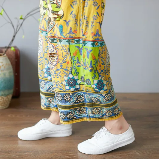 Wide Leg Dungarees with Pockets 6