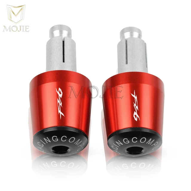 22mm Motorcycle Handlebar Grips End Handle Bar Cap End Plug For YAMAHA FZ6 FAZER FAZER600 FZ6S FZ6N FZ6S2 FZ6R S2 SJ6S FZ600 Red Black