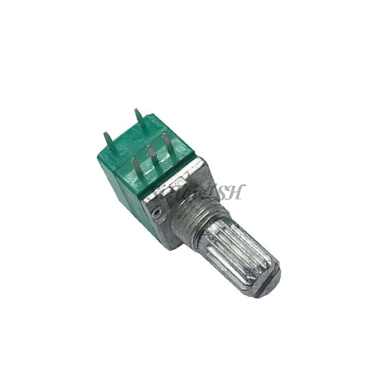 Audio Potentiometer 5pcs RV097NS 5K 10K 20K 50K 100K 500K with switch 5pin shaft 15mm amplifier sealing
