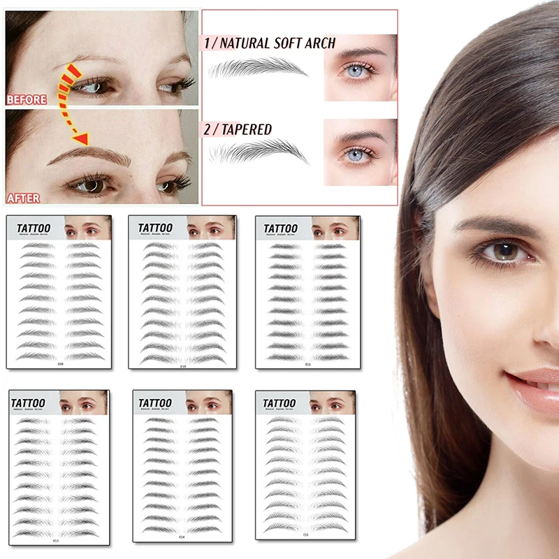 Подлинная водостойкая 4d наклейка для бровей Bionic Brow полуперманентный макияж