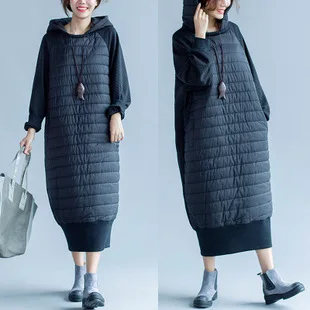 Down Jacket Women's New Style Cotton Coat Large Size Korean-style A- line Mid-length Cloak Cotton-padded Jacket Cotton-padd