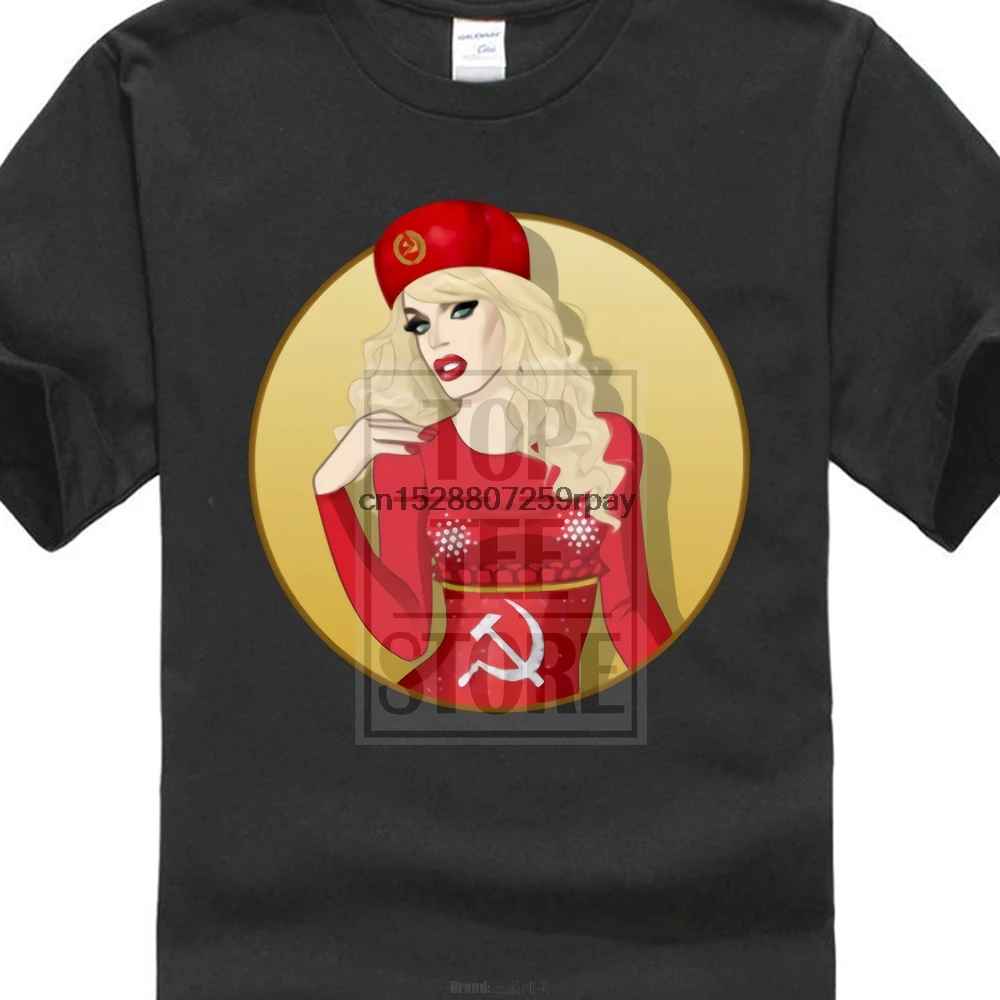 Katya Zamolodchikova футболка Rupaul Drag с надписью Queen подарок новинка от нас | Мужская одежда