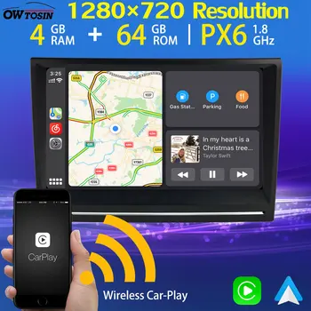 

8" 1280*720P Android 9.0 Car Multimedia Player For Porsche 911 997 Cayman Boxster 987 2005-2008 Wireless Carplay PX6 4G+64G HDMI