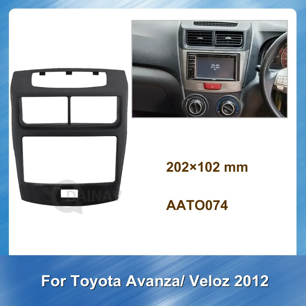 avanza veloz 2013 audio dual din atau single din