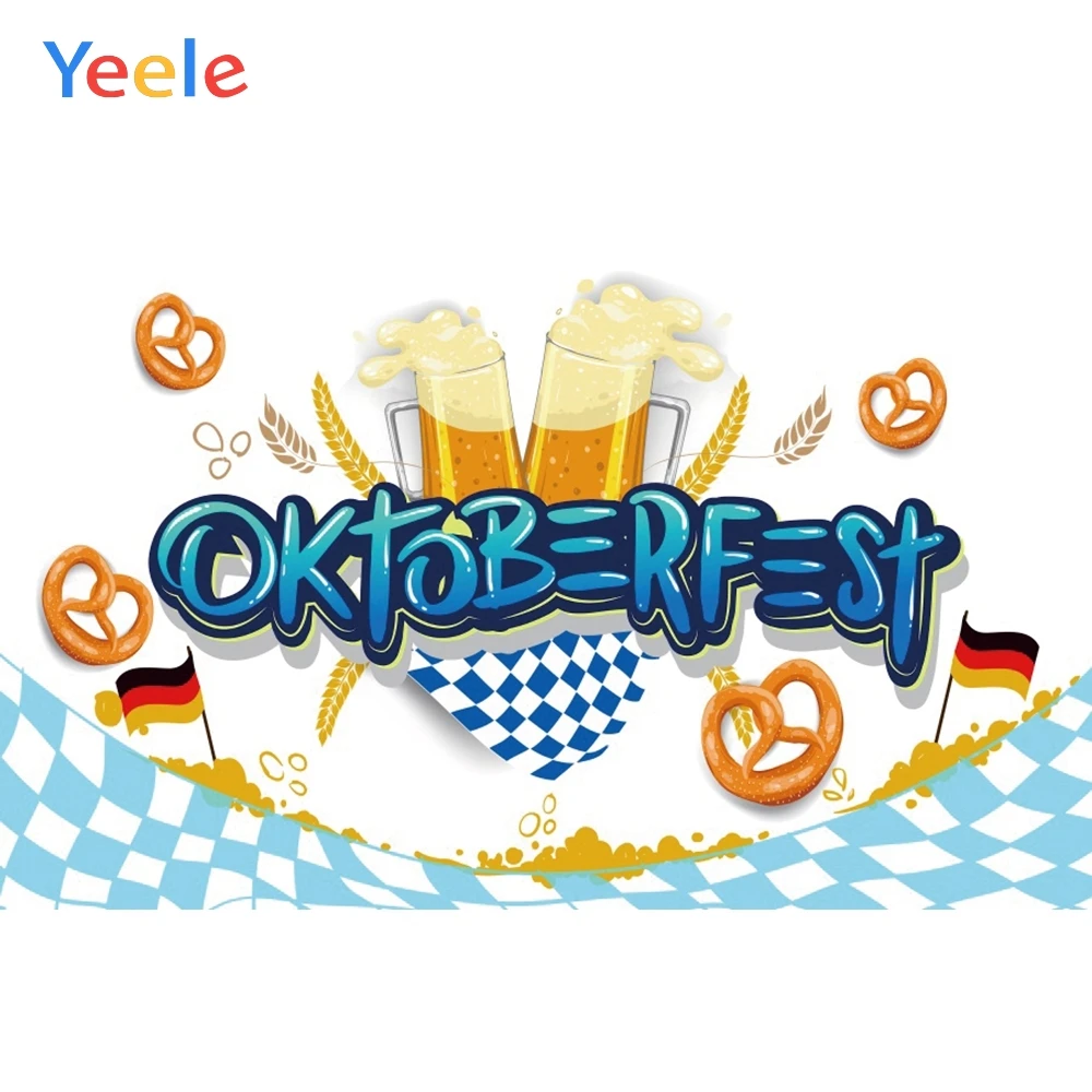 

Yeele Oktoberfest Party Photocall Breaks Beer Ins Photography Backdrops Personalized Photographic Backgrounds For Photo Studio