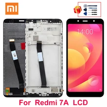 Ensemble écran tactile LCD de remplacement avec châssis, 5.45 pouces, pour Xiaomi Redmi 7A