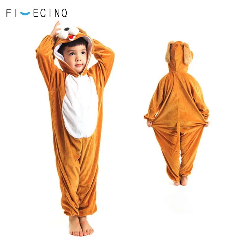 Kigurumis Animals Kids Anime Cosplay Costume Funny Suit School Party Student Play Games Onesies Performance Dinosaur Tiger Fancy