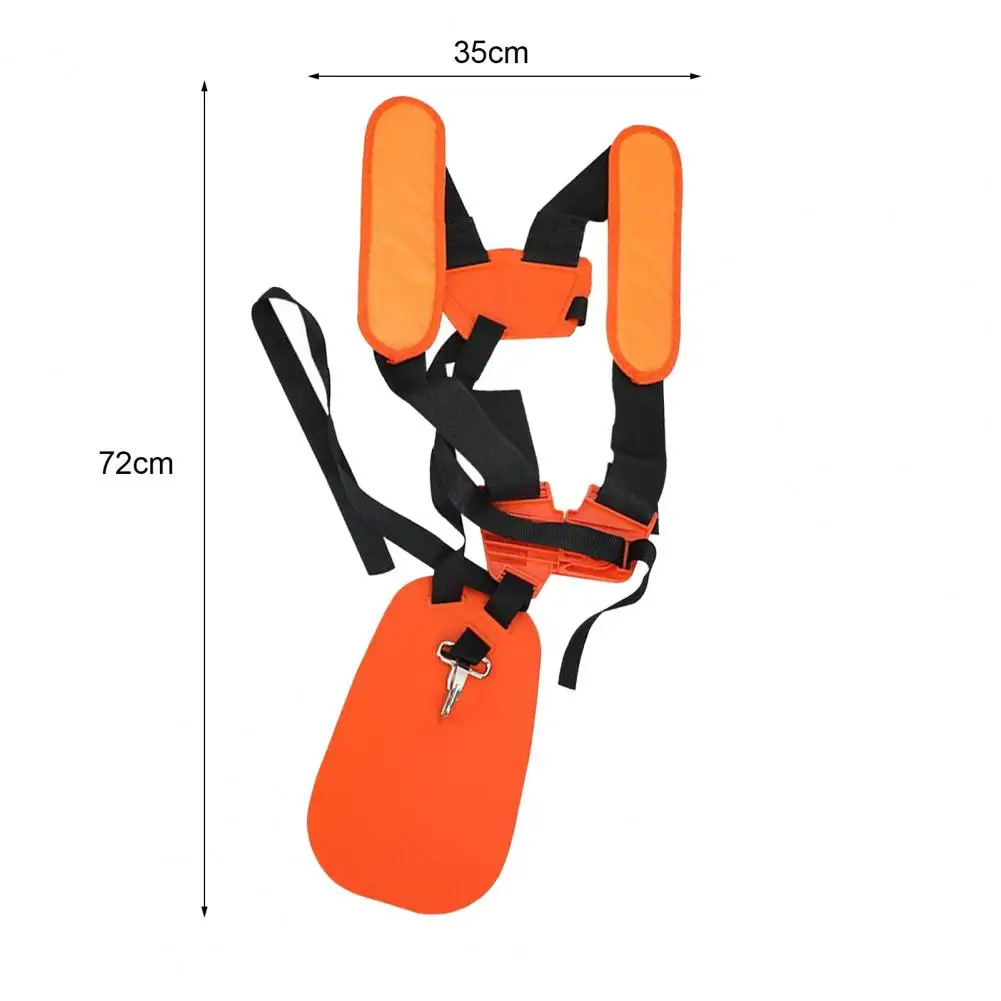 Adjustable Trimmer Shoulder Strap Trimmer Parts Double Shoulder Harness Strap for Brush Cutter Lawn Mower Chainsaw