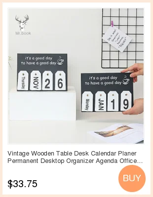 Креативный Настольный календарь с мини-катушкой, сделай сам, Перманентный календарь, офисные принадлежности, органайзер, ежедневный планировщик