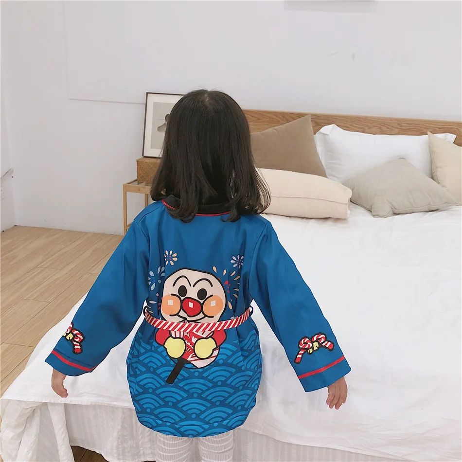 Tonytaobaby/Новинка; домашняя одежда для мальчиков и девочек с героями мультфильмов; ночная рубашка; сезон осень-зима