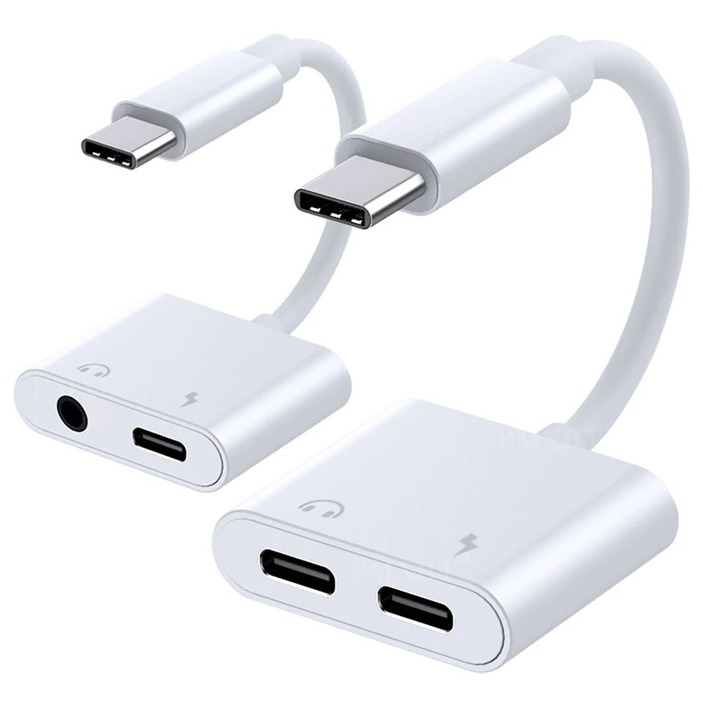 Адаптер для наушников 2 в 1 с USB C на 3 5 мм | Мобильные телефоны и аксессуары