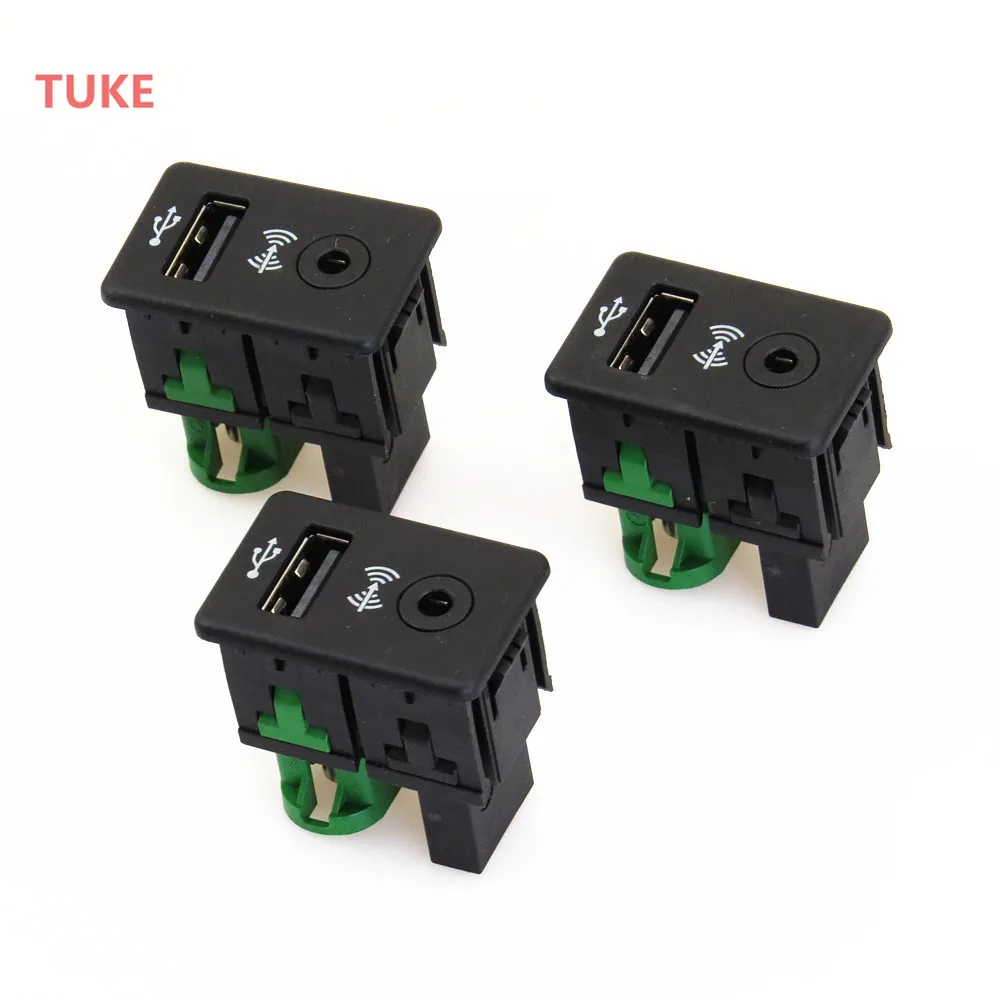 RWSYPL 3 шт. USB AUX аудио двойной переключатель RCD510 RNS310 для PASSAT B6 B7 TIGUAN 3CD 035 249 A 249A|3cd a|usb