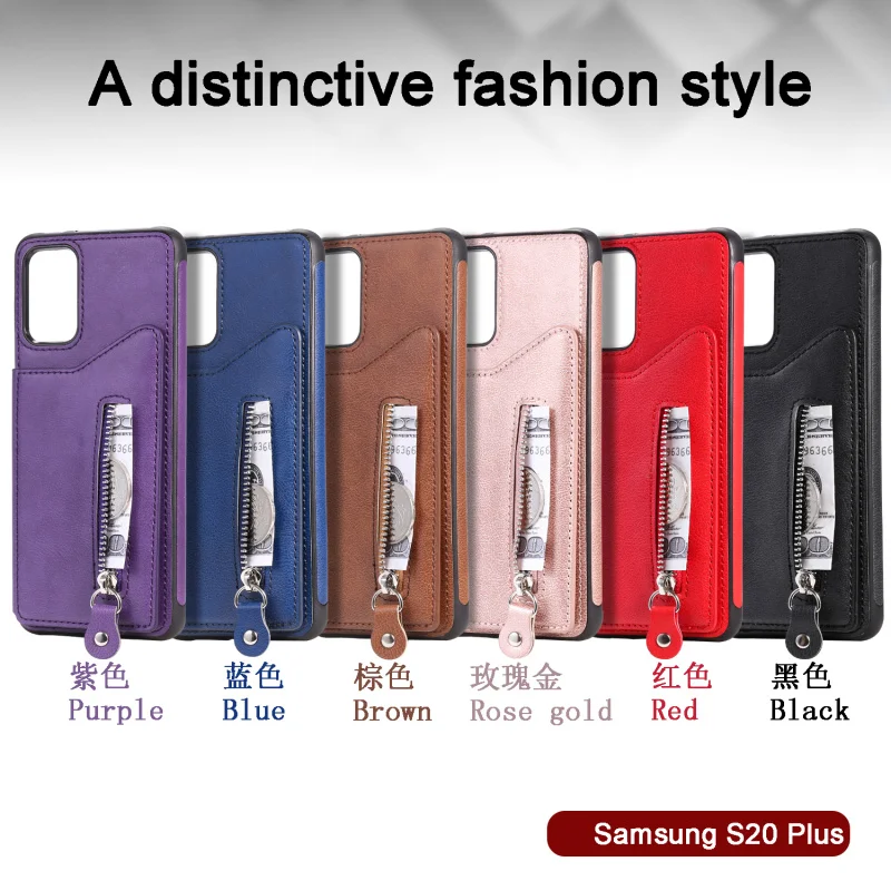 

High-end Flip Case For iphone 6 6s 7 8 X XS MAX XR Plus zipper Wallet For iphone 11 Pro Capa PU Leather Flip Card Cover Cases