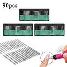 90 шт. 3 мм алмазные сверла набор резьба карточка с гравировкой шлифовальный инструмент набор