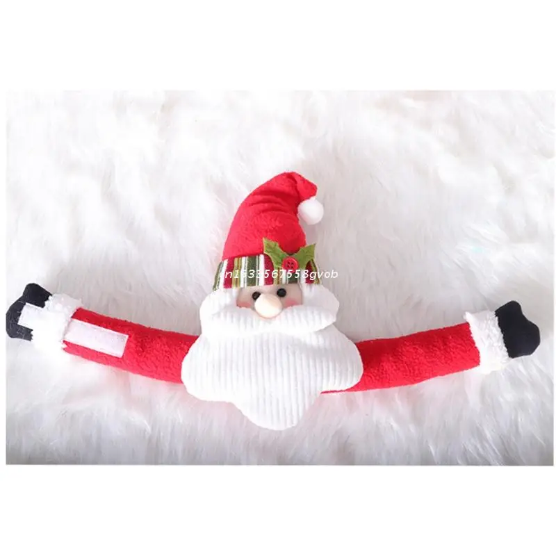 Christmas Curtain Buckle Santa Claus Snowman Curtain Tieback Holder Hold Back Fastener for Xmas Holiday Window Decor