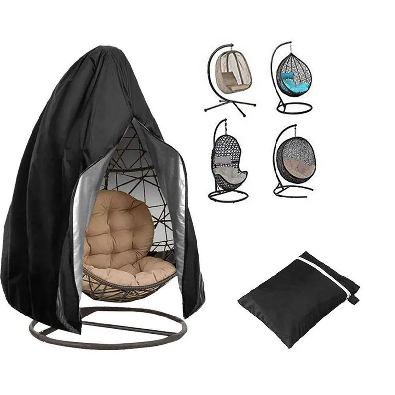 

Garden Hanging Swing Chair Cover Universal Egg Swing Chair Cover Protector With Zipper Protective Case Outdoor Furniture Set