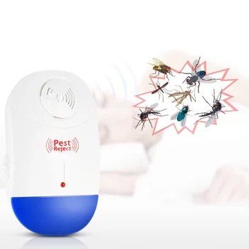 

Electronic Ultrasonic Pest Repeller Non-toxic Plug In Repellent for Mice Mosquito Ants Spiders Roaches Repelling AC90V-250V