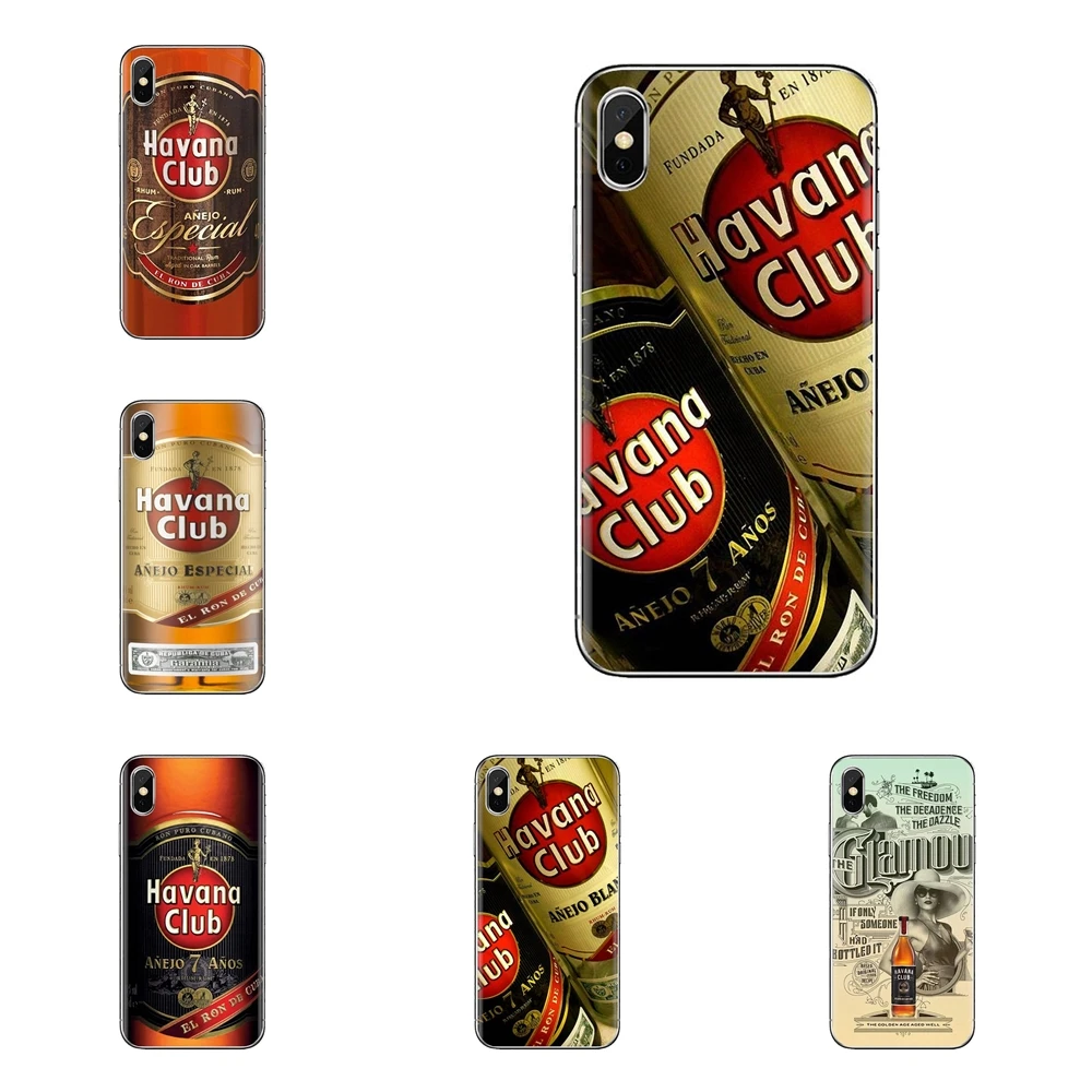 For Sony Xperia Z Z1 Z2 Z3 Z5 compact M2 M4 M5 E3 T3 XA Aqua LG G4 G5 G3 G2 Mini Havana Club Anejo Especial Rum Print Soft Cases |
