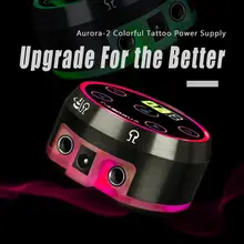 Профессиональный Мини цифровой ЖК-дисплей для макияжа, Двойной источник питания для тату с адаптером для катушки, вращающихся машин, макияж, двойной комплект питания для татуировки