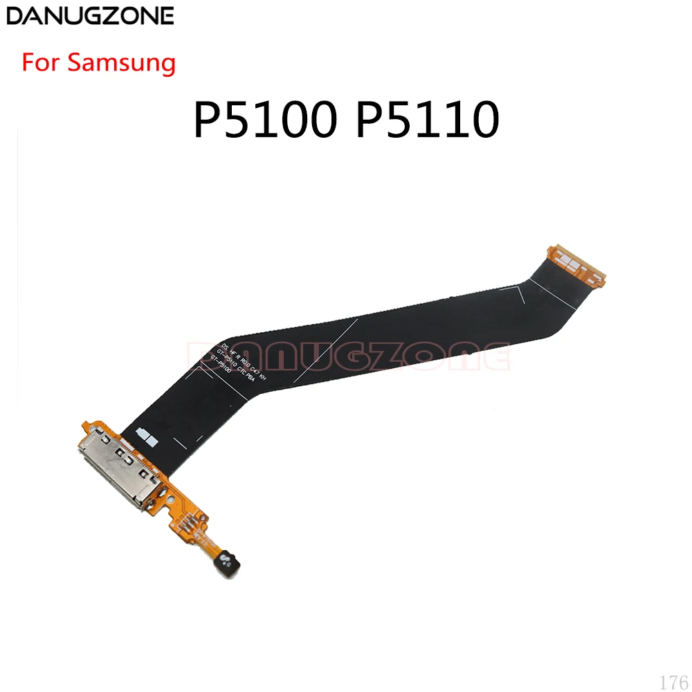 

10PCS/Lot For Samsung Galaxy Tab 2 10.1 P5100 P5110 GT-P5100 USB Charge Dock Socket Jack Charging Port Connector Flex Cable