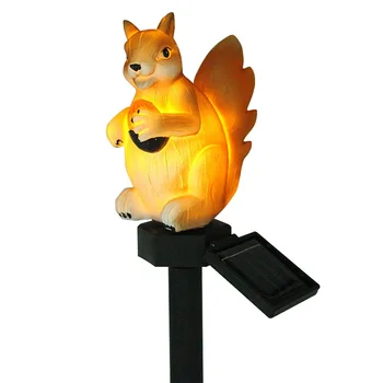 

Squirrel LED Solar Light Outdoor Waterproof Light Suitable For Gardens Yards Courtyards Parks Beaches Cafes
