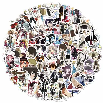 

100Pcs/Set Bungou Stray Dogs Anime Graffiti Stickers Gifts Toys for Children DIY Skateboard Laptop Car Phone