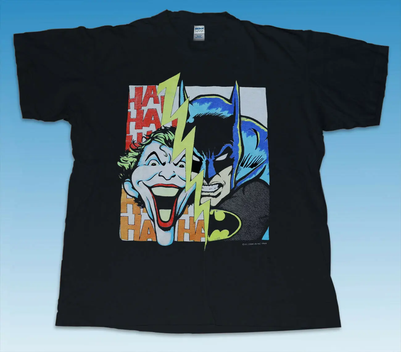 Винтажная футболка с Бэтменом и джокером 1989 надписью Killing Joke 1980S | Мужская одежда